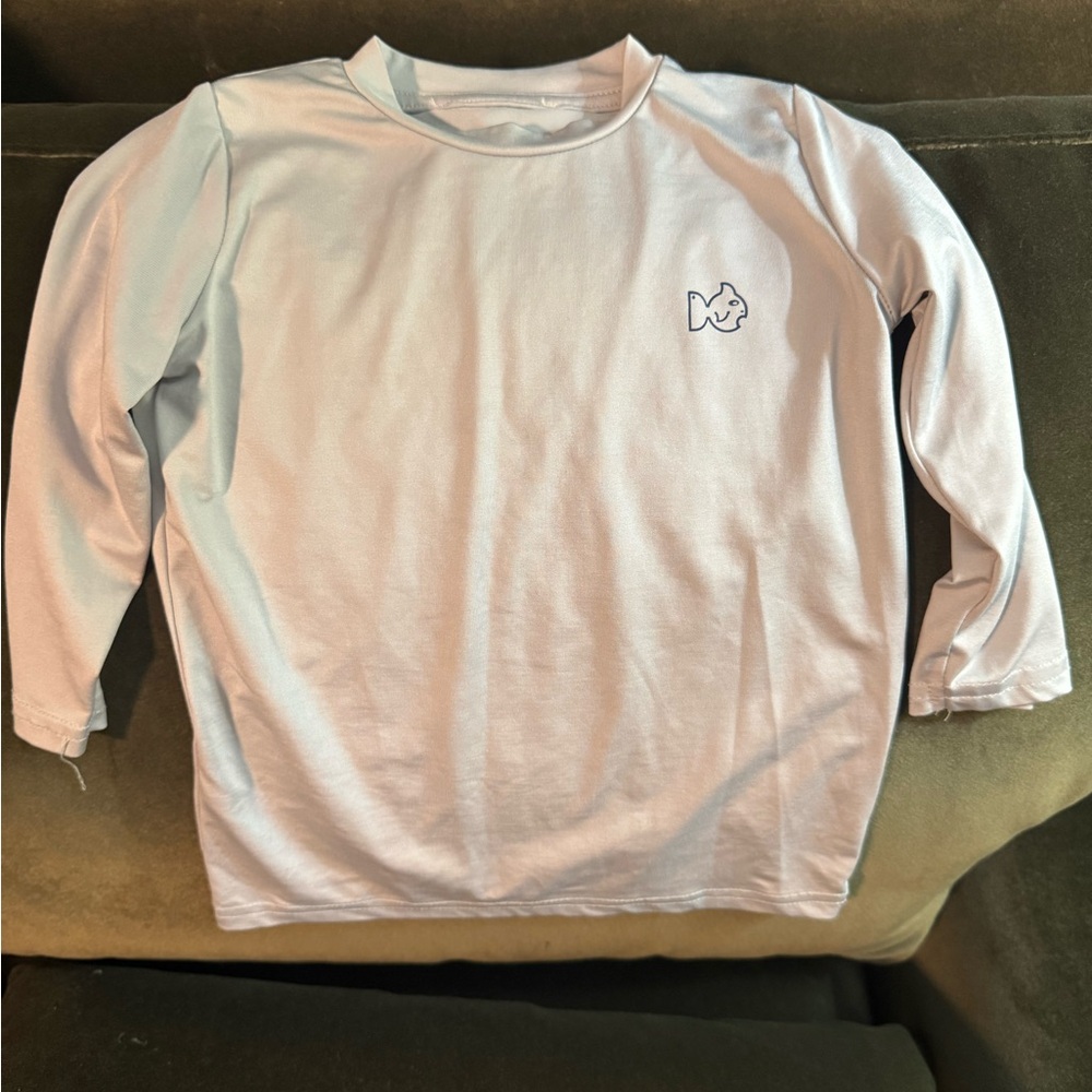 Kids Long Sleeve Shirt in Light Blue